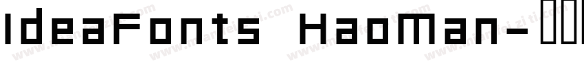 IdeaFonts HaoMan字体转换